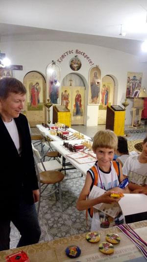 1-й шахматный турнир при Храме в день Крещения Руси
