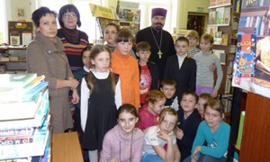 Встреча священника с учащимися средней образовательной школой д.Калиновка.